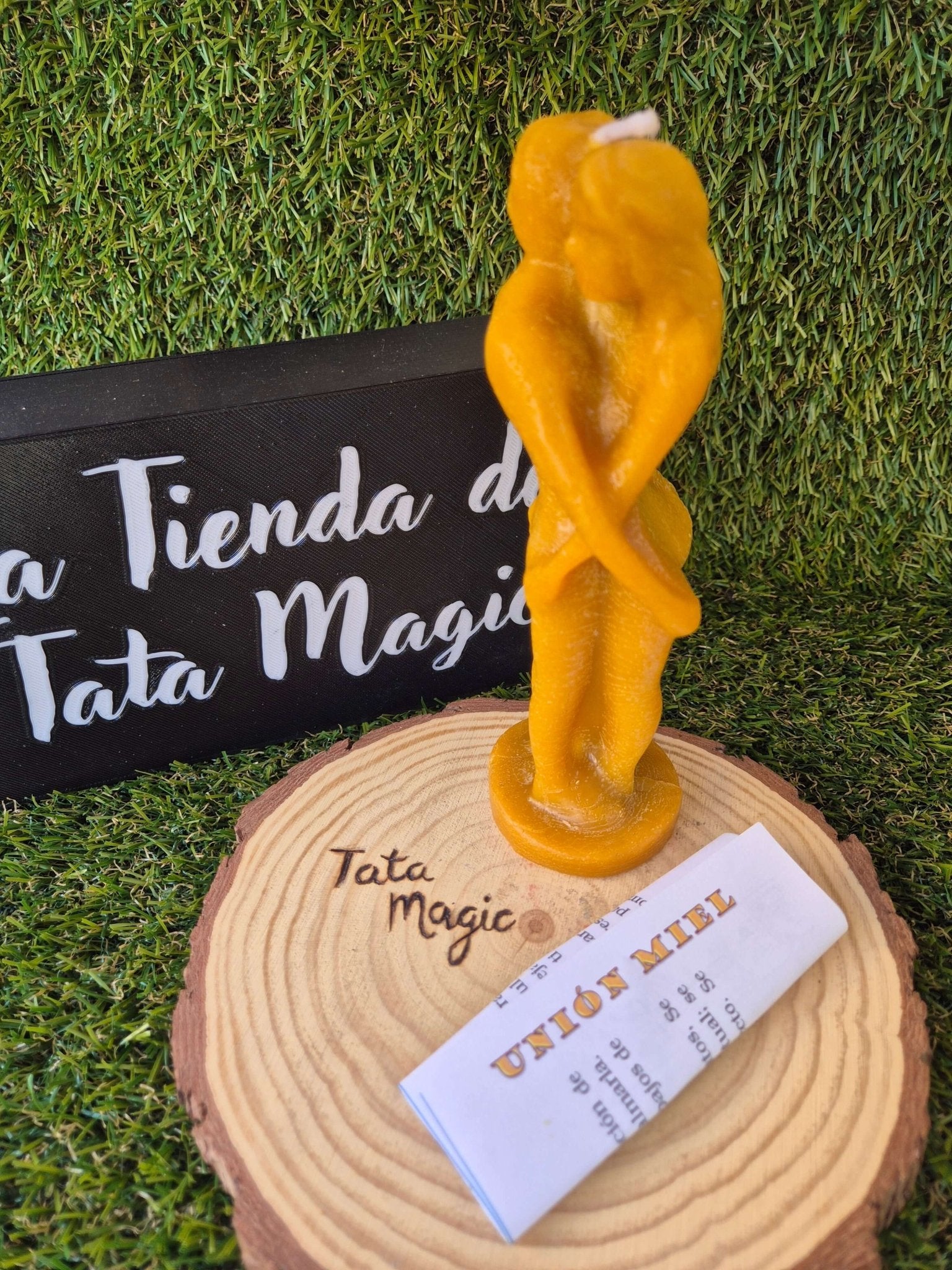 Vela de unión Miel Pequeña de 7 Llaves - Reconciliación, Endulzamiento y Amor VelasTienda esotérica Málaga - La Tienda de Tata Magic: tienda Esotérica en Málaga